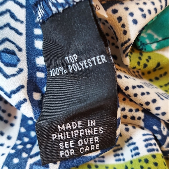 iz byer printed multipattern top - Picture 5 of 10